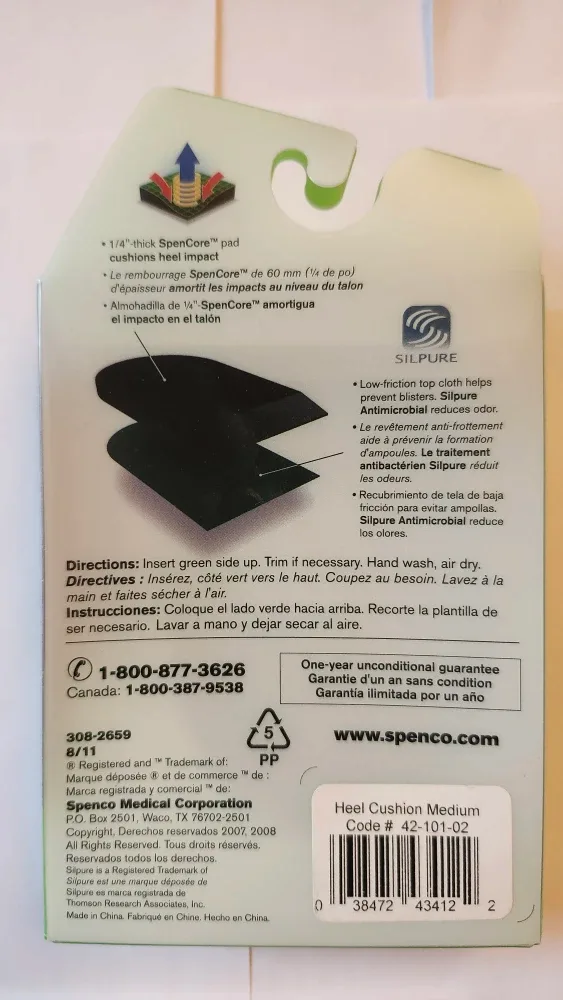 Spenco Rx Heel Cushions Medium New image indicator(2)