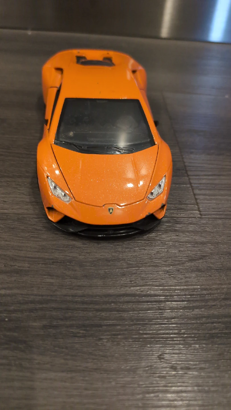 Orange Lamborghini Toy Car