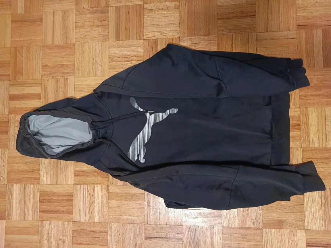 Puma Black Hoodie Small