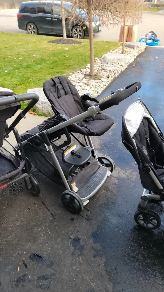 Graco DuoGlider Double Stroller - Black