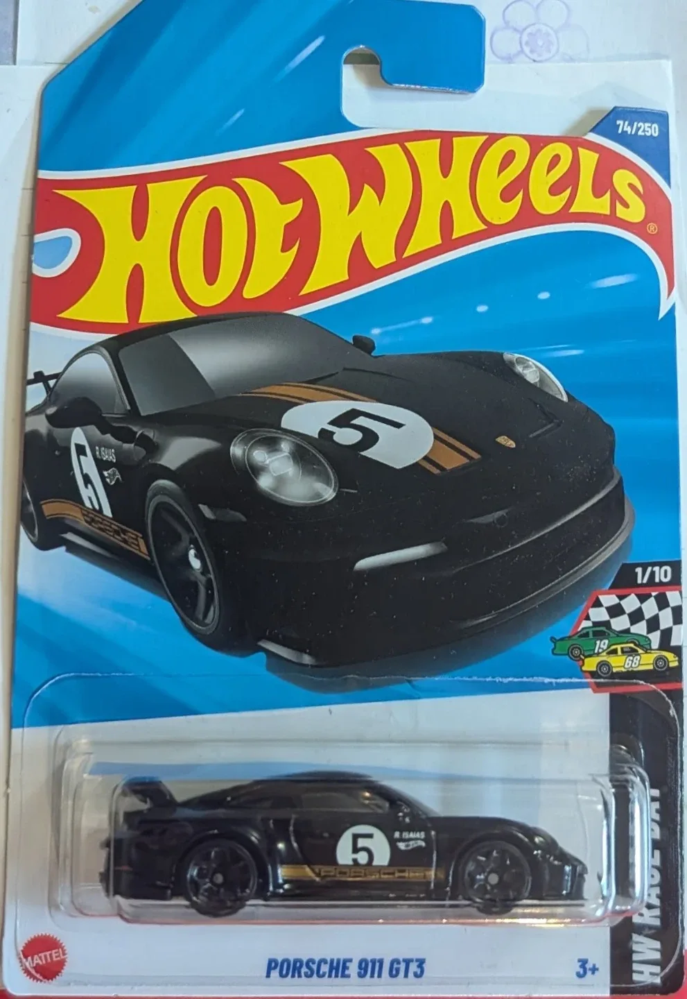 Hot Wheels '25: Porsche 911 GT3 (Black) 74/250