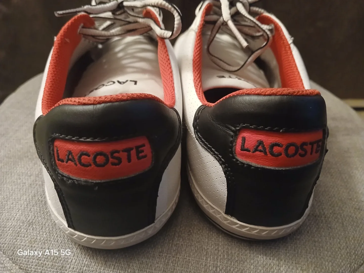 Lacoste GRAD VULC US White Sneakers - Men's Size 9.5 image indicator(4)