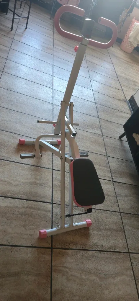 Pink & White Ab Squat Machine image indicator(2)