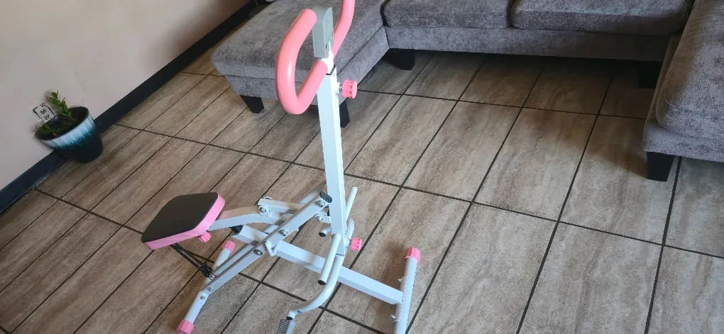 Pink & White Ab Squat Machine image indicator(4)