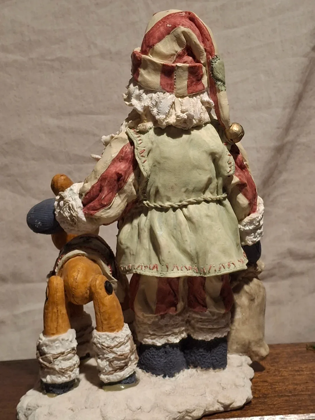 Santa Claus Figurine with Reindeer image indicator(5)