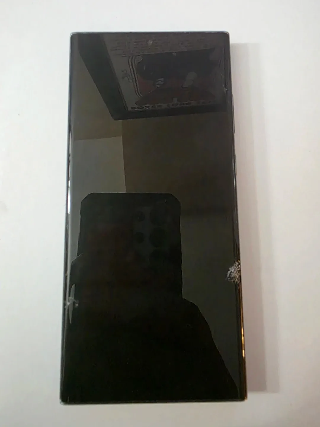 S23 Ultra black.  Read description for condition of phone image indicator(2)