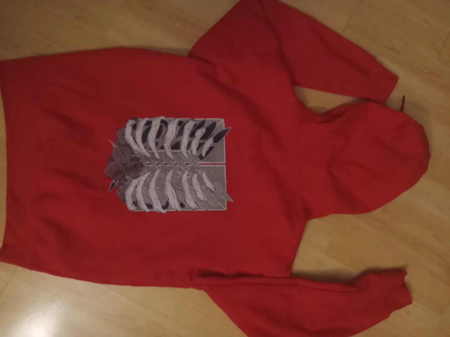 Attack on Titan Red Hoodie image indicator(2)