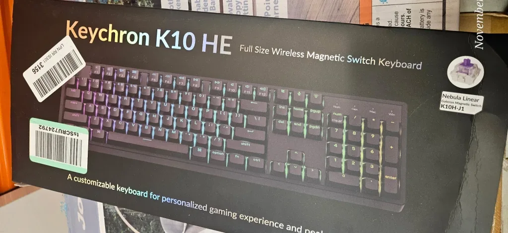 Keychron K10 HE Full Size Wireless Keyboard - New