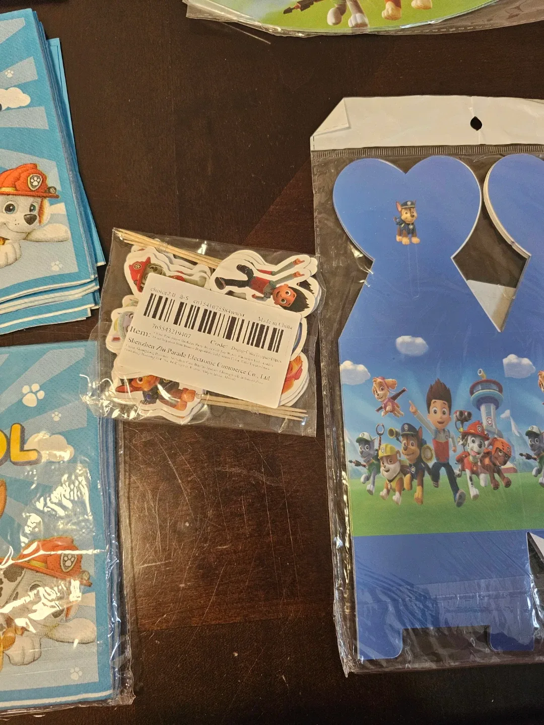 Paw Patrol Birthday Party Supplies Set image indicator(9)