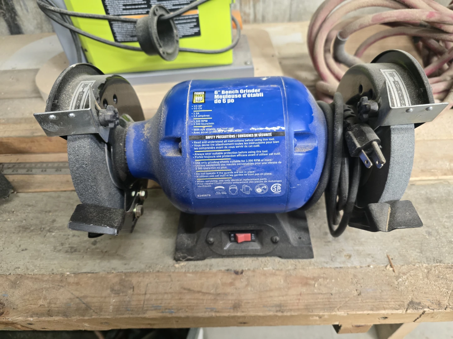 Power Fist 6" Bench Grinder