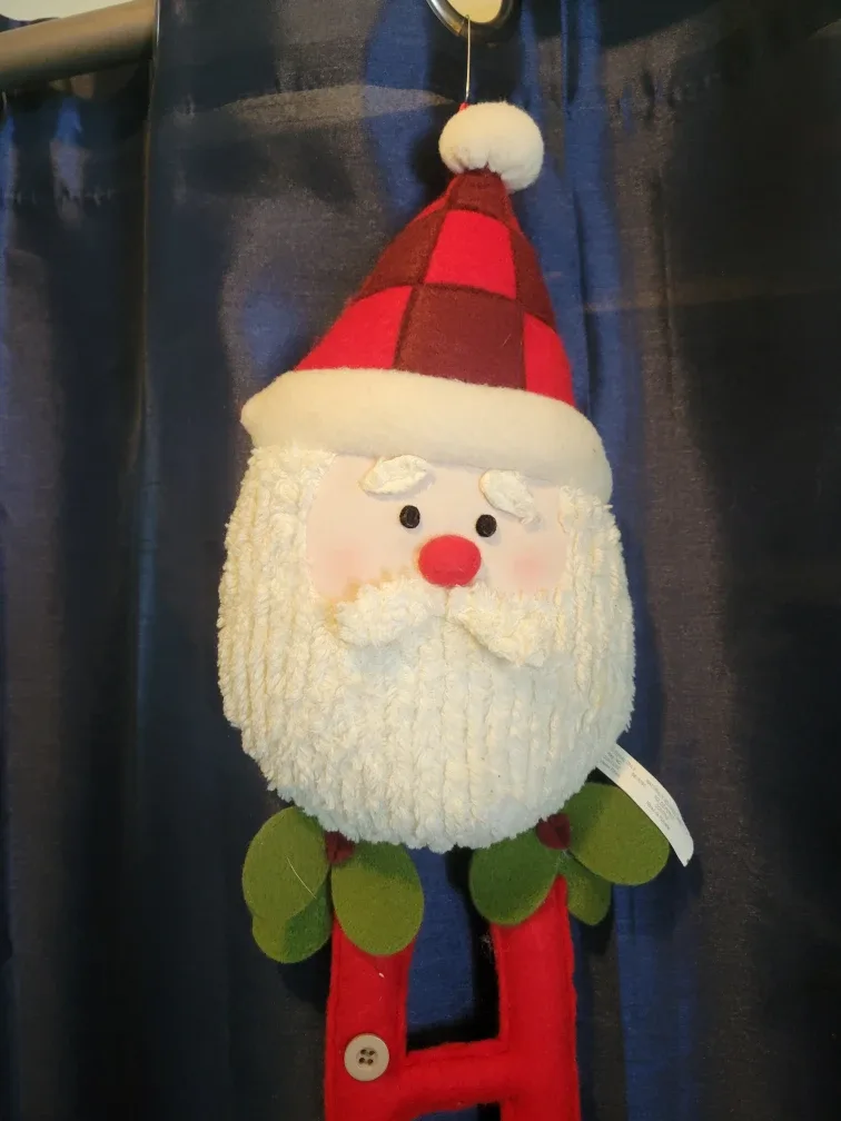 Santa 'HO HO HO' Christmas Decoration