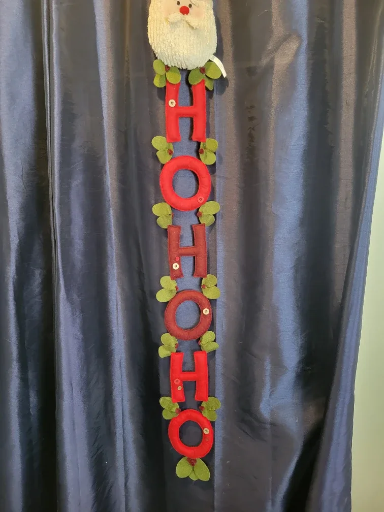 Santa 'HO HO HO' Christmas Decoration image indicator(2)