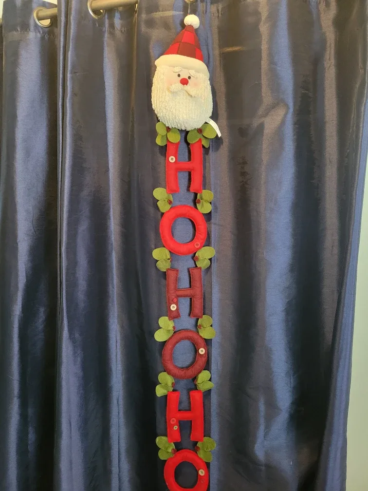 Santa 'HO HO HO' Christmas Decoration image indicator(3)