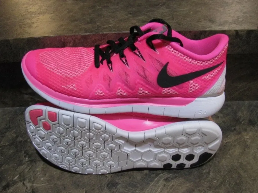 Nike Free 5.0 Running Shoes - Pink, Size 7.5 image indicator(4)