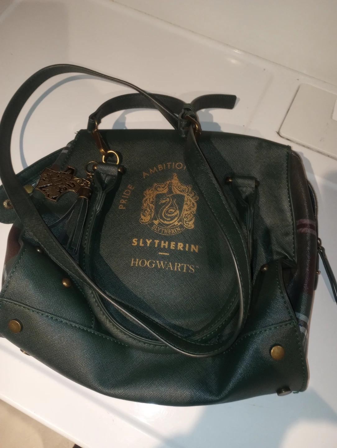 Harry Potter Slytherin Satchel Bag - photo 2