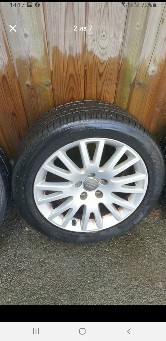 Continental Pure Contact 245/45/R17 Audi A6 set Tires+Rims image indicator(5)