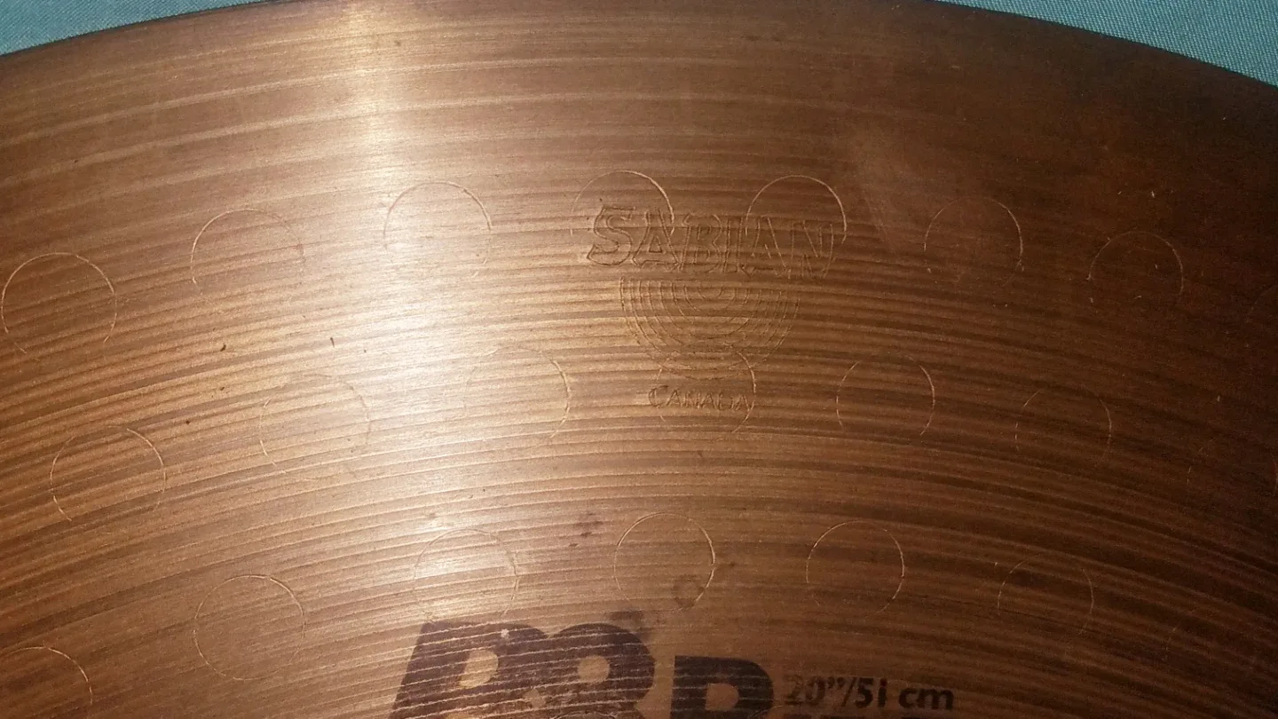 Vintage 20" Sabian B8 Ride Cymbal image indicator(5)
