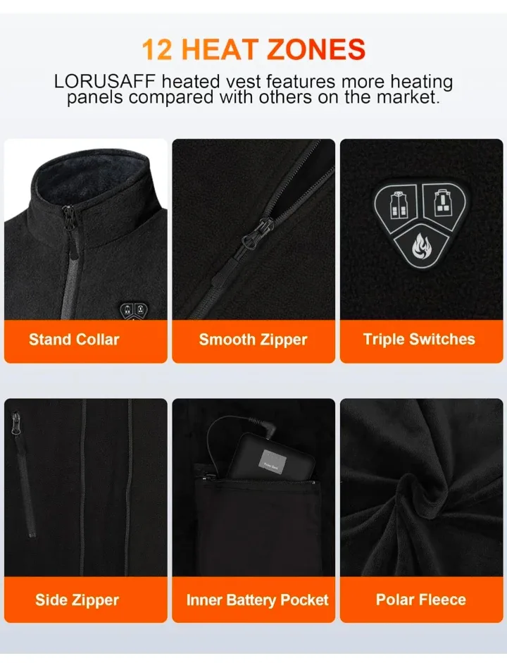 Heated Vest for Men image indicator(6)