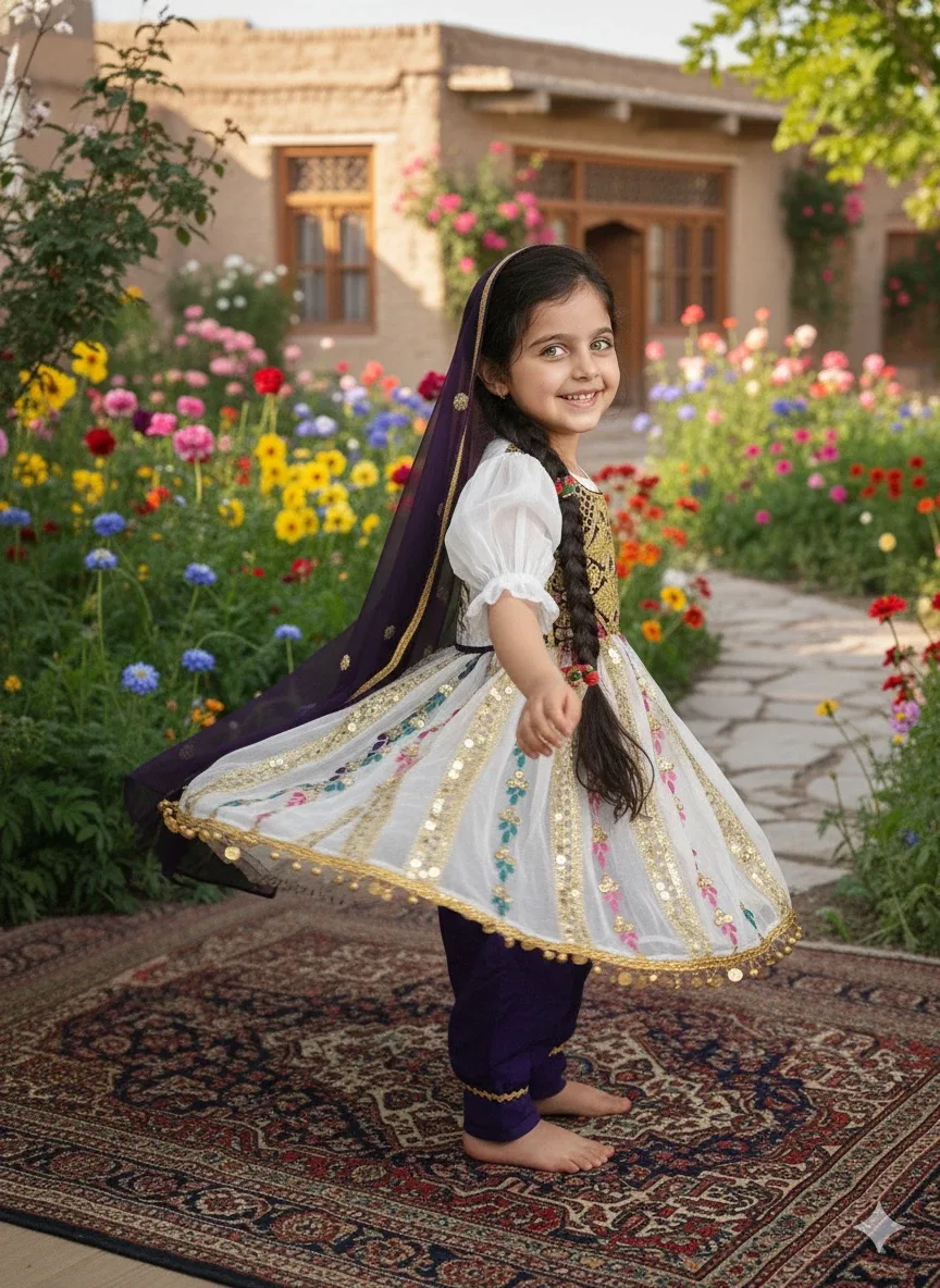 Afghan Kids Dress - Cultural Clothing image indicator(5)