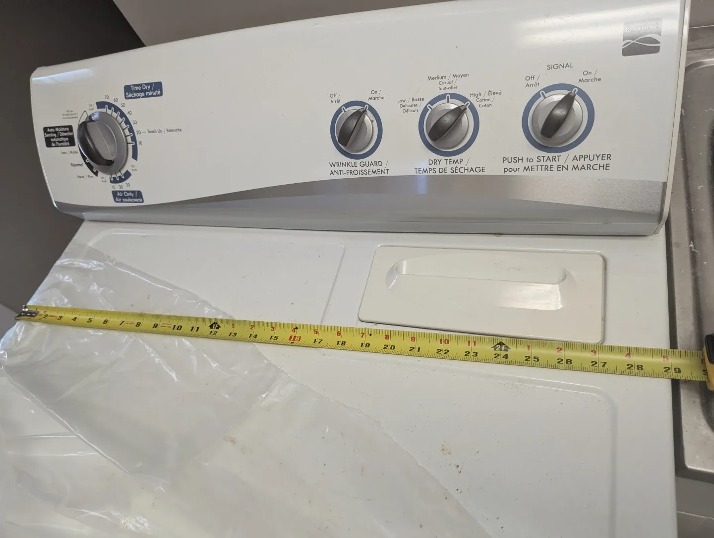 Kenmore Dryer and Whirlpool Washer image indicator(4)