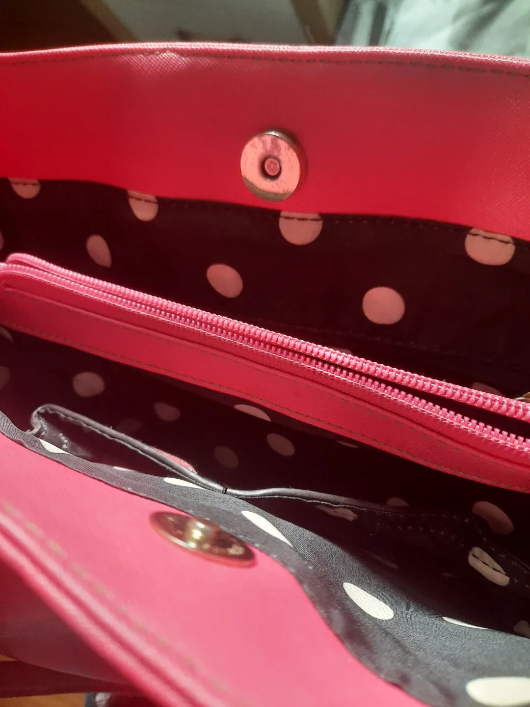 Anne Klein Pink Satchel Hand Bag image indicator(2)