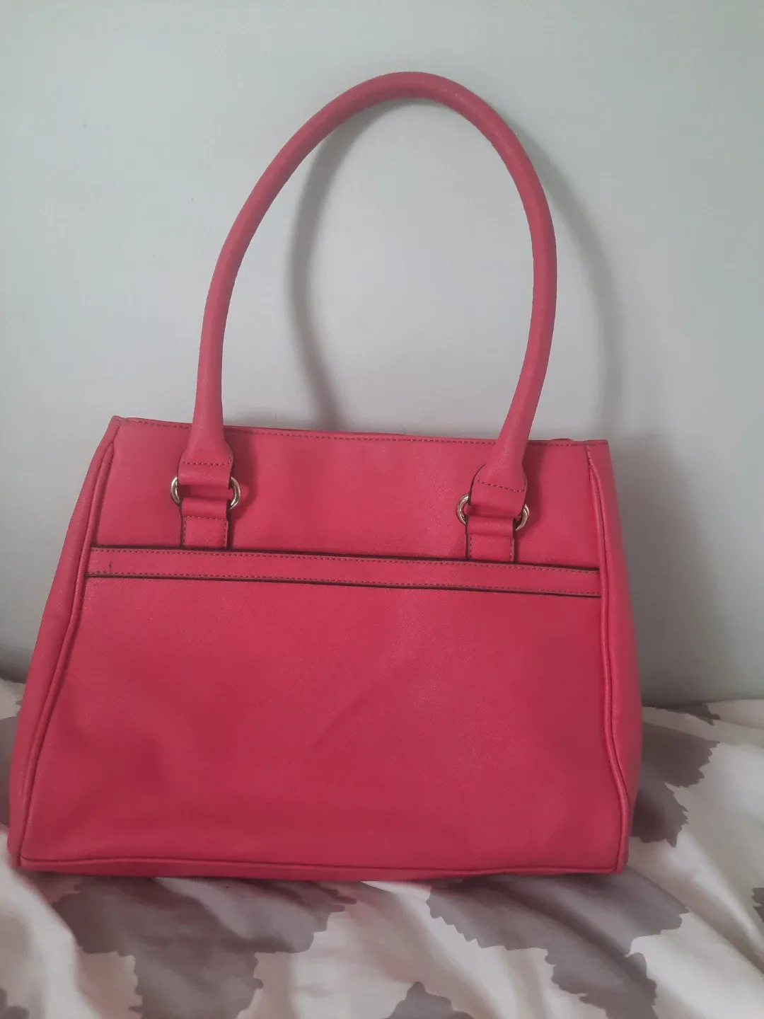 Anne Klein Pink Satchel Hand Bag image indicator(3)