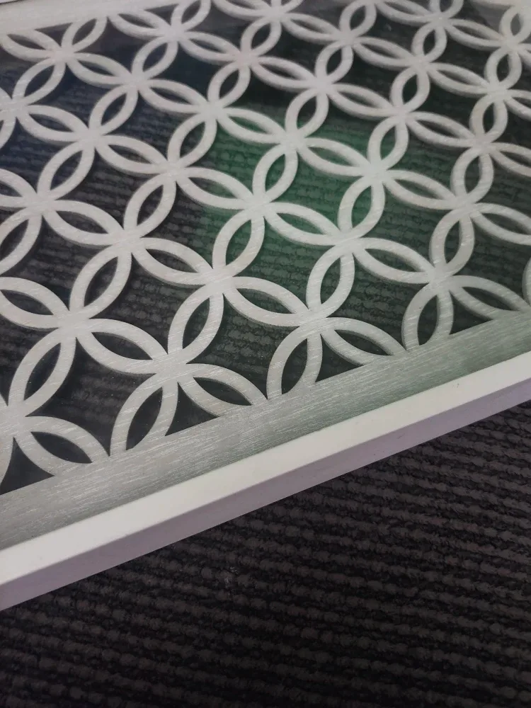 White Decorative Serving Tray image indicator(3)