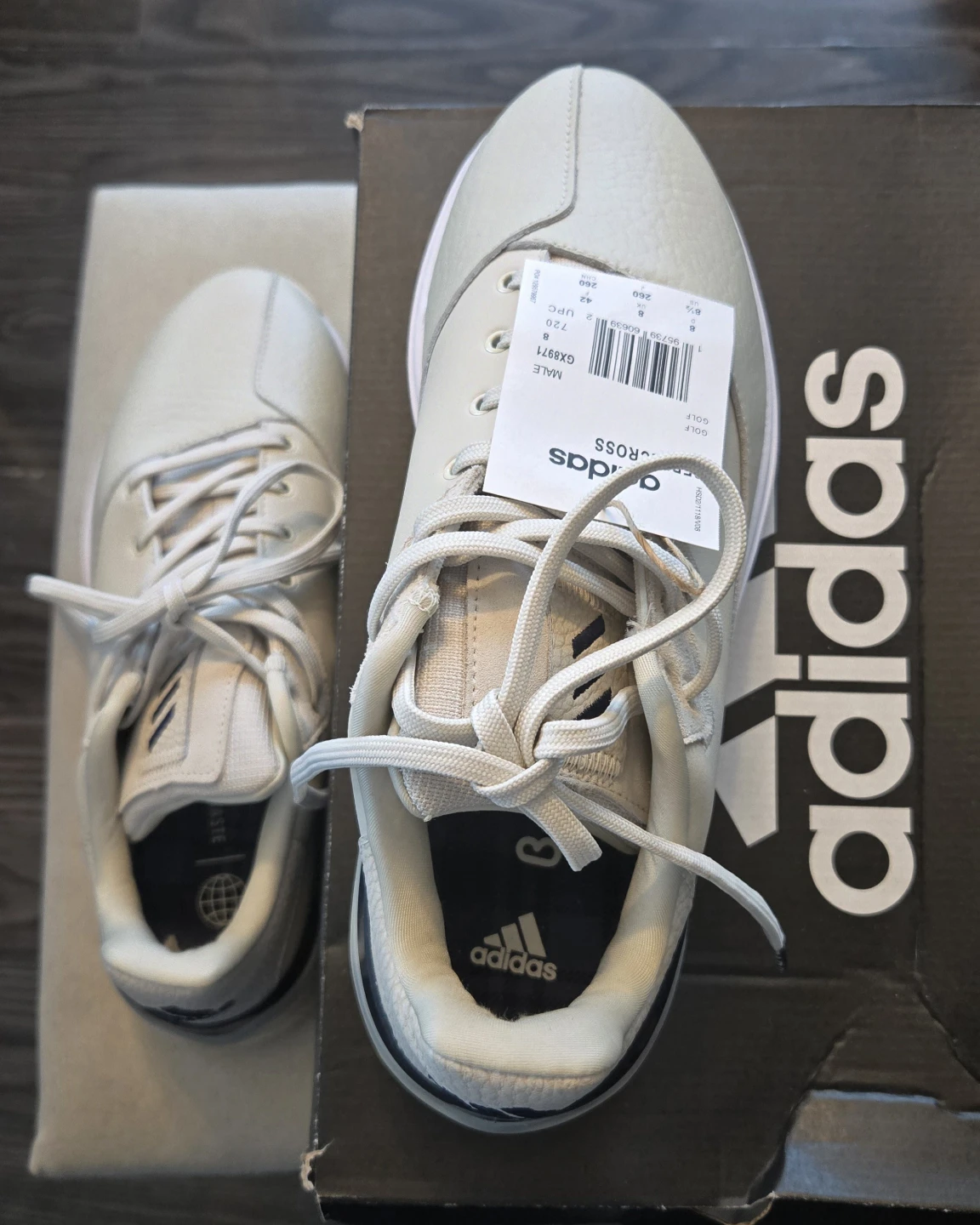 Adidas Rebelcross Spikeless Golf Shoes - Size 8