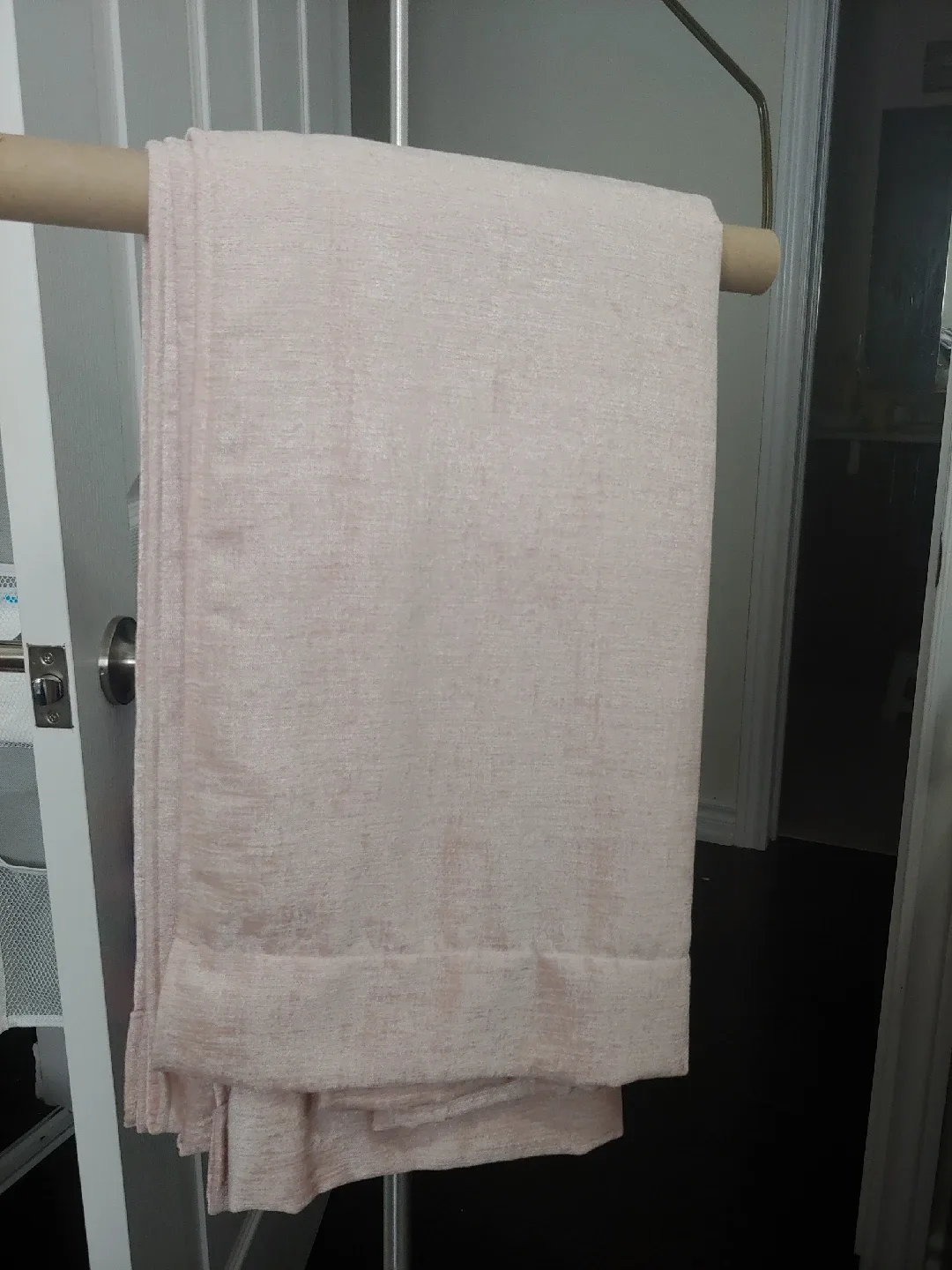 Pink Velvet Curtain Panels thumbnail