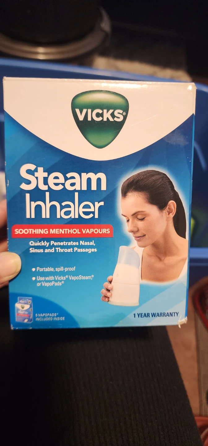 Vicks Steam Inhaler - Soothing Menthol Vapours