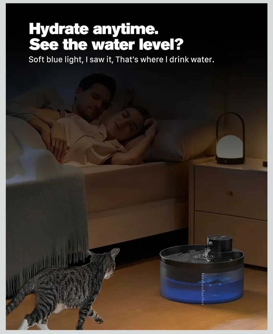 Wireless Cat Water Fountain: Pet Water Fountain Motion - 4200.. image indicator(7)