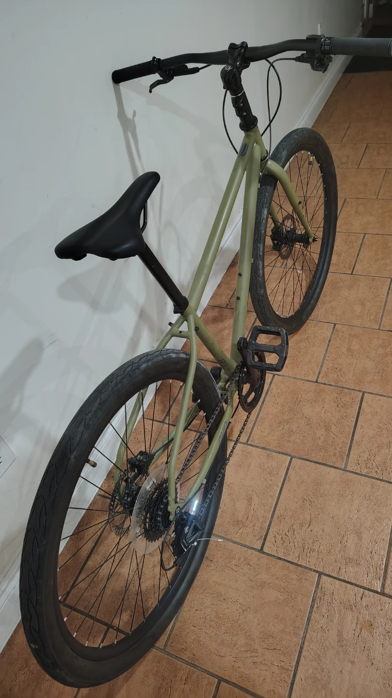 EVO TRNST commuter bike - Olive Green (Medium) - photo 4