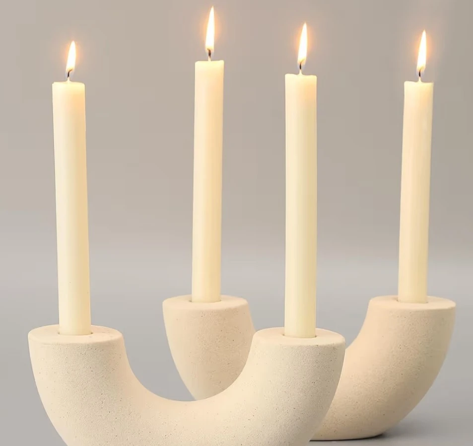 Modern U-Shaped Candle Holder - photo 3