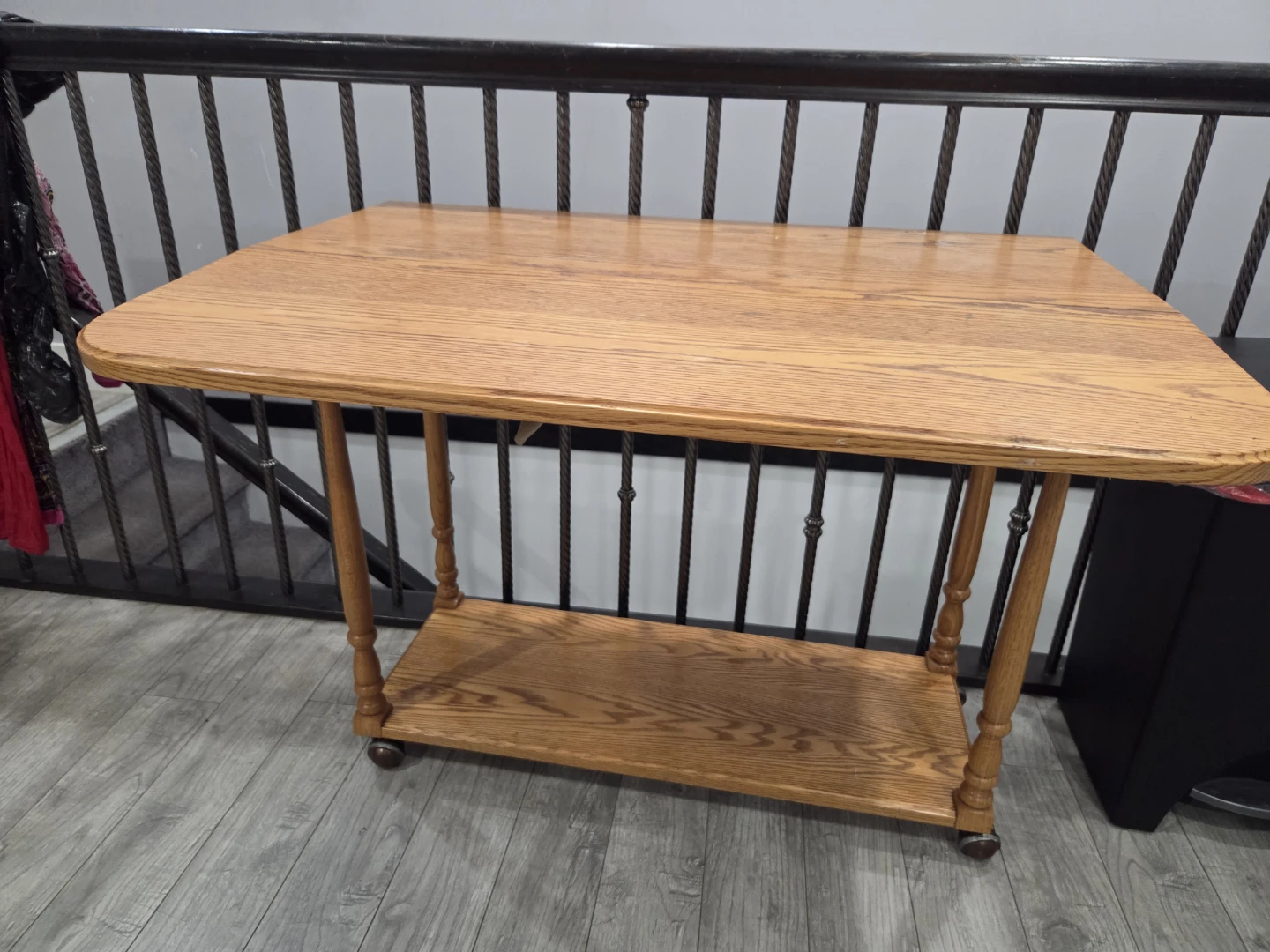 Wood Drop Leaf Table - photo 2