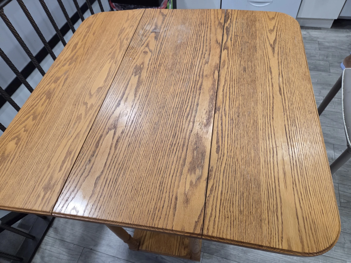 Wood Drop Leaf Table - photo 3