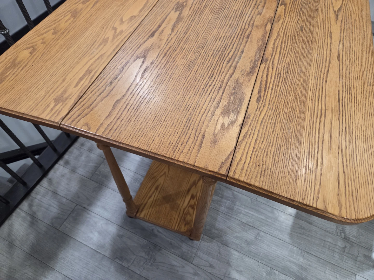Wood Drop Leaf Table - photo 4