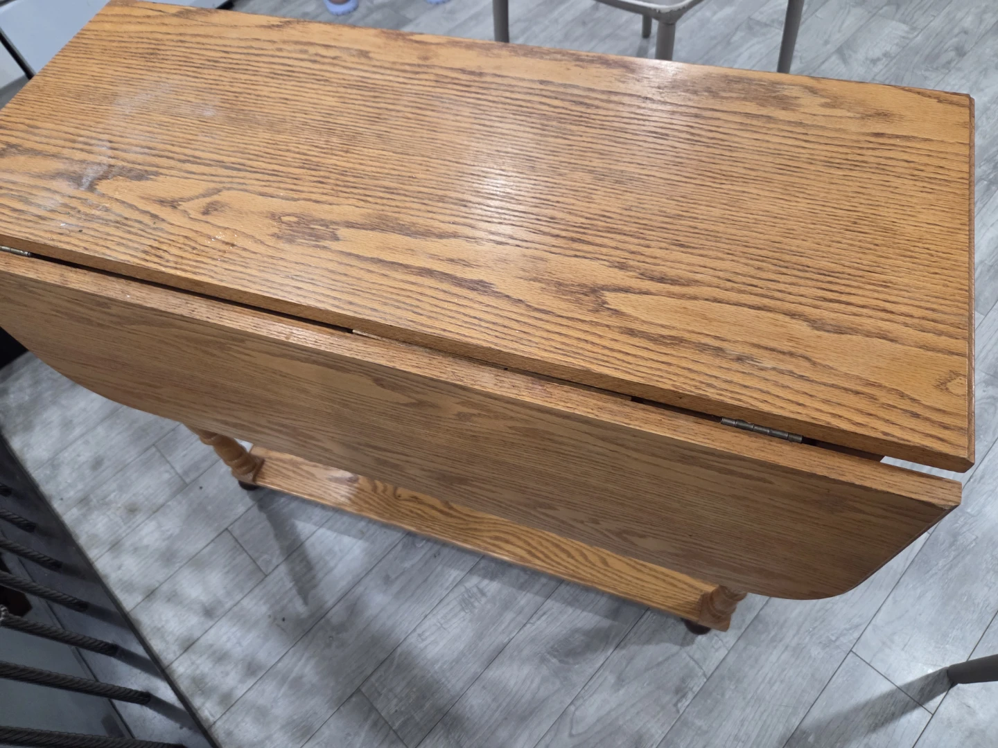 Wood Drop Leaf Table - photo 5