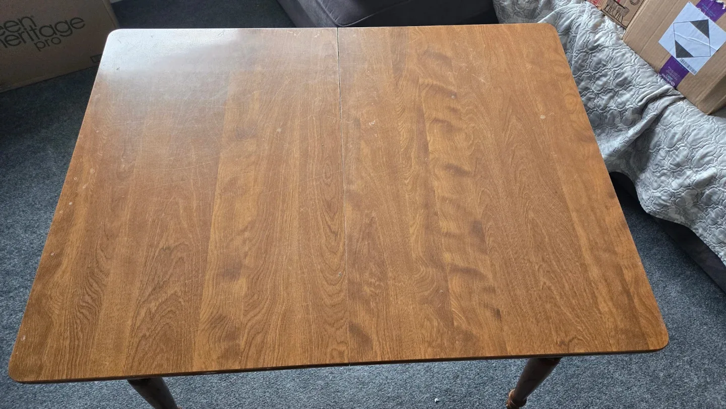 Vintage Ethan Allen Wooden Extendable Dining Table image indicator(2)