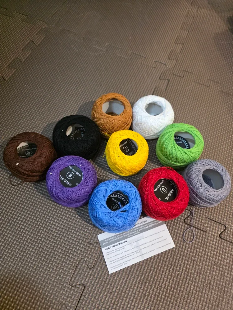 Yinyyo Crochet Cotton Yarn Set