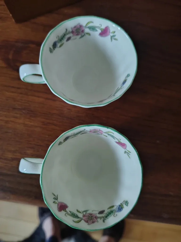 *New* Minton Haddon Hall Demitasse Cups - Pair image indicator(3)