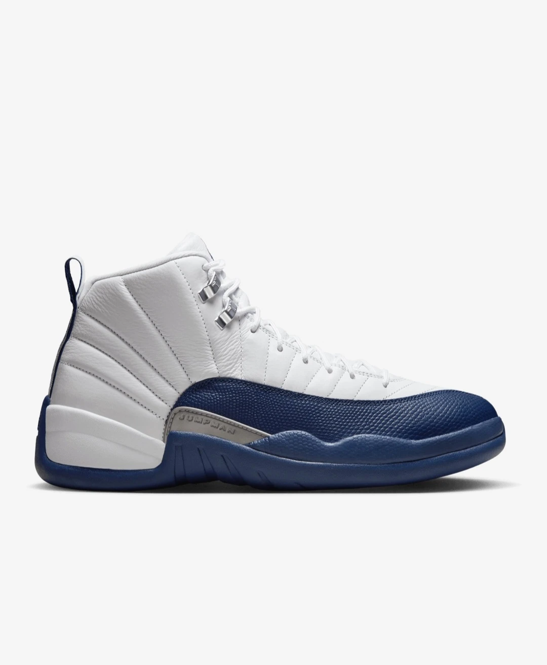 Jordan Retro 12 Men's - White/Navy - photo 2