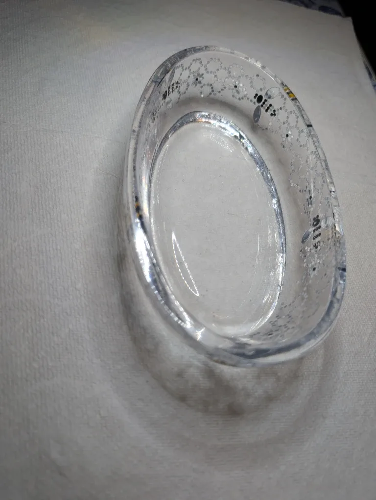 Clear Glass Decorative Bowl