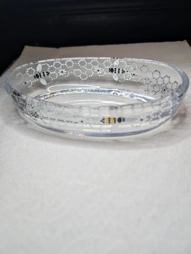 Clear Glass Decorative Bowl image indicator(3)