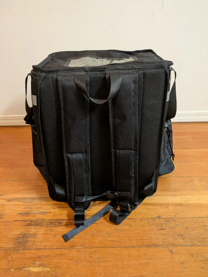 Black Insulated Food Delivery Backpack image indicator(2)