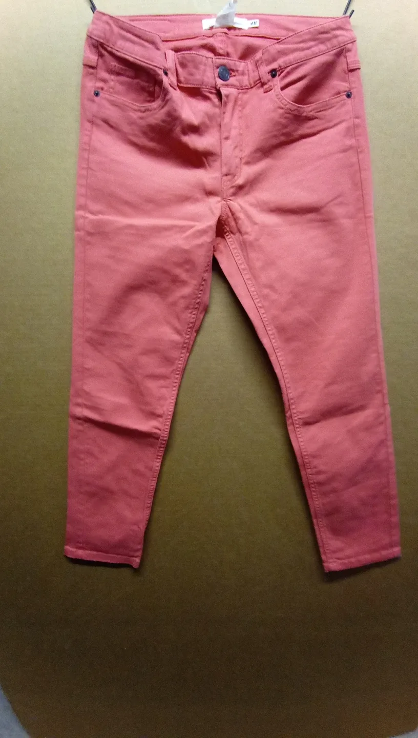 H&M L.O.G.G. Coral Jeans - Size US 10 thumbnail
