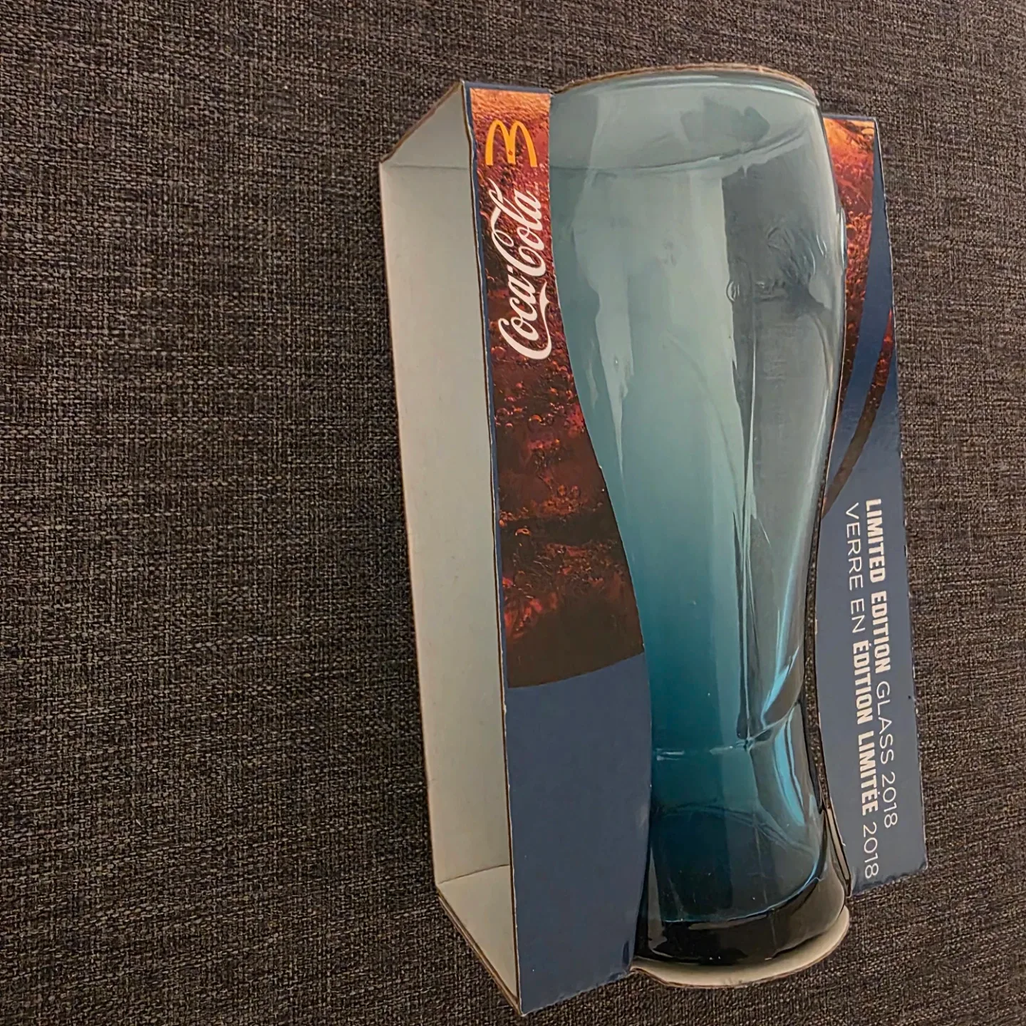 Coca-Cola McDonald's Limited Edition 2018 Glass - Blue image indicator(2)
