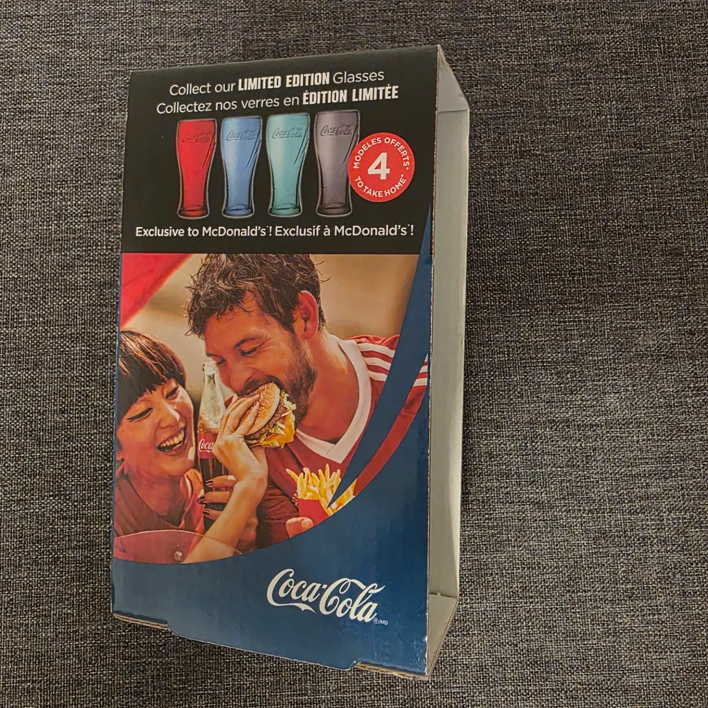 Coca-Cola McDonald's Limited Edition 2018 Glass - Blue image indicator(3)