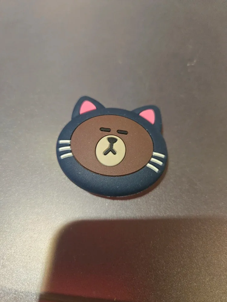 Line Friends Brown Cat Pop Socket