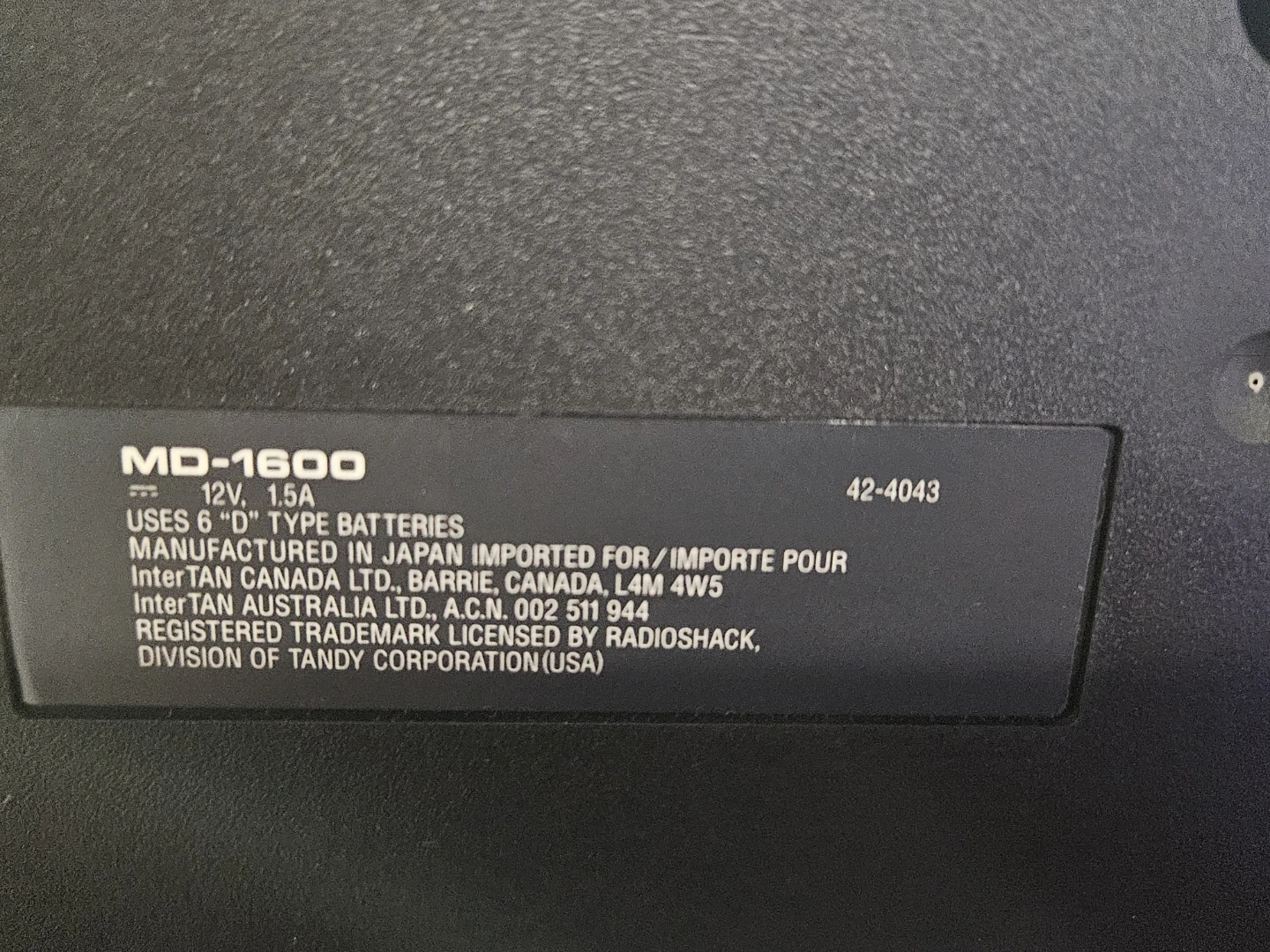 Optimus MD-1600 Keyboard - photo 5