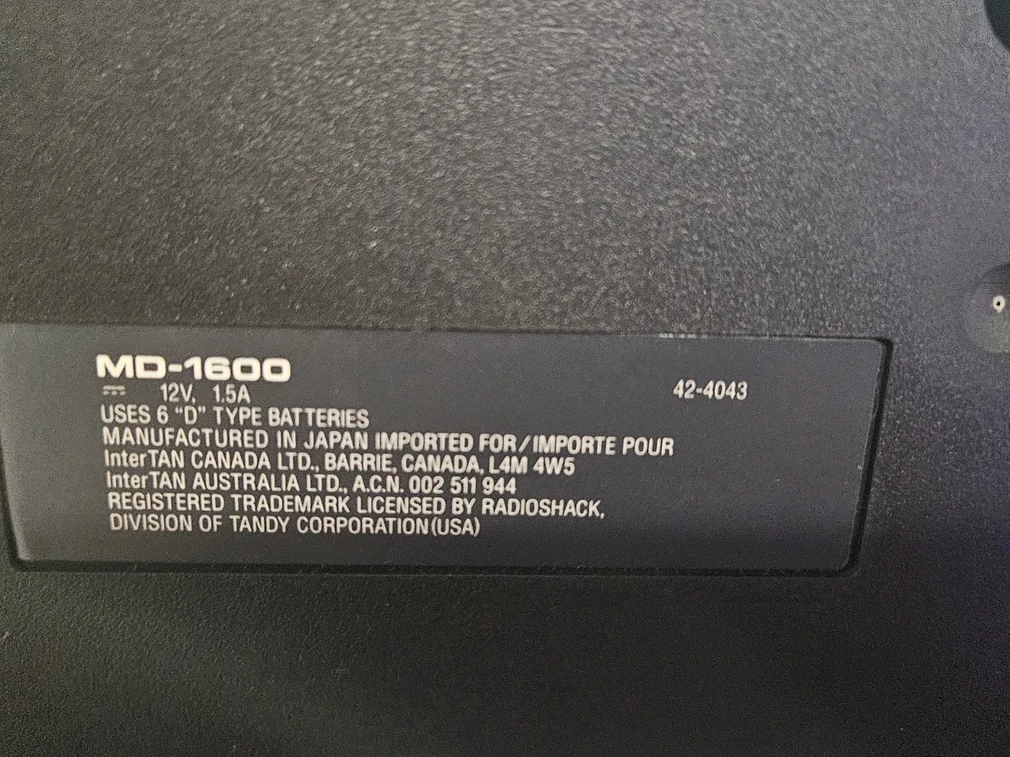 Optimus MD-1600 Keyboard image indicator(5)